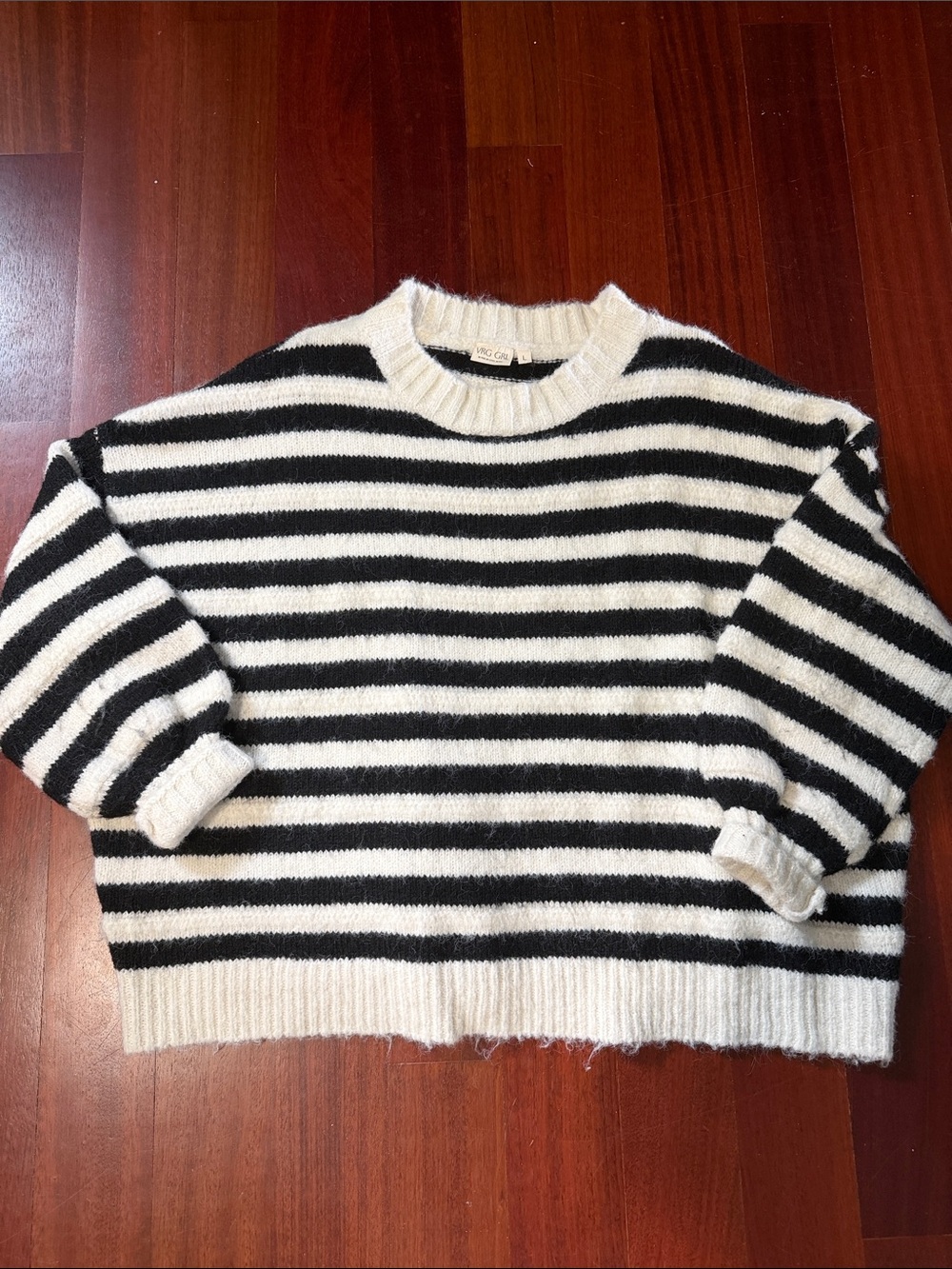 VRG GRL stripe sweater